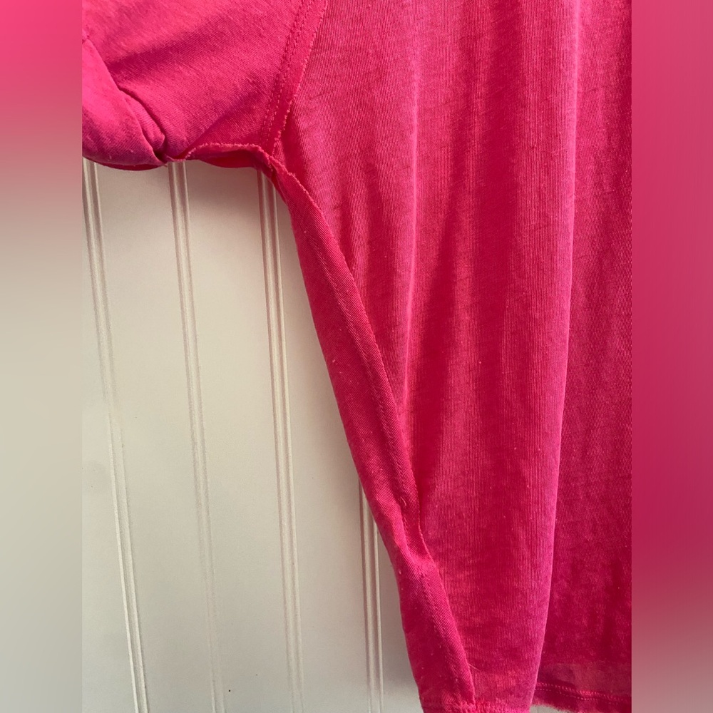 We the free oversized semi sheer short sleeve top XS - Picture 6 of 8